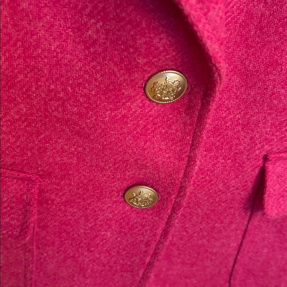 J Crew Shrunken-fit blazer in pink English NWOT size 10 - Picture 9 of 12